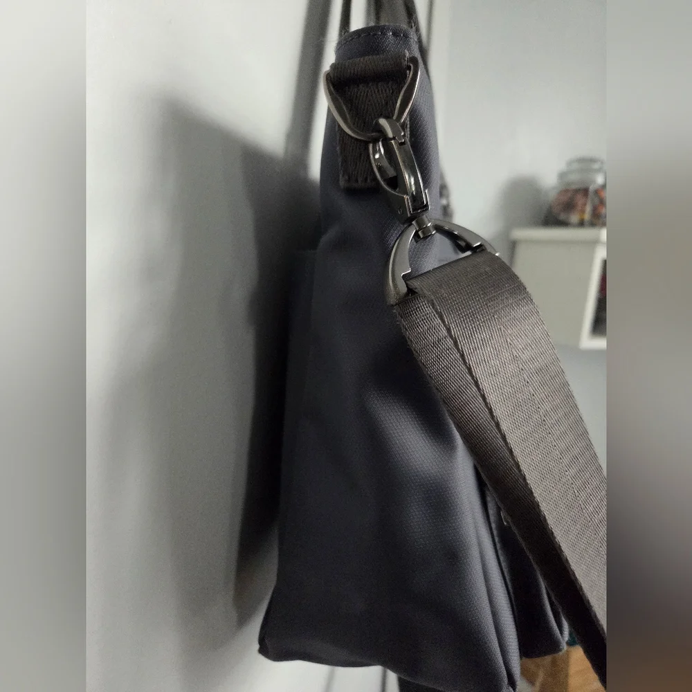 La Packmore Professional Laptop Tote Work Bag in Charcoal